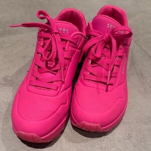Skechers Women's Hot Pink Sneakers